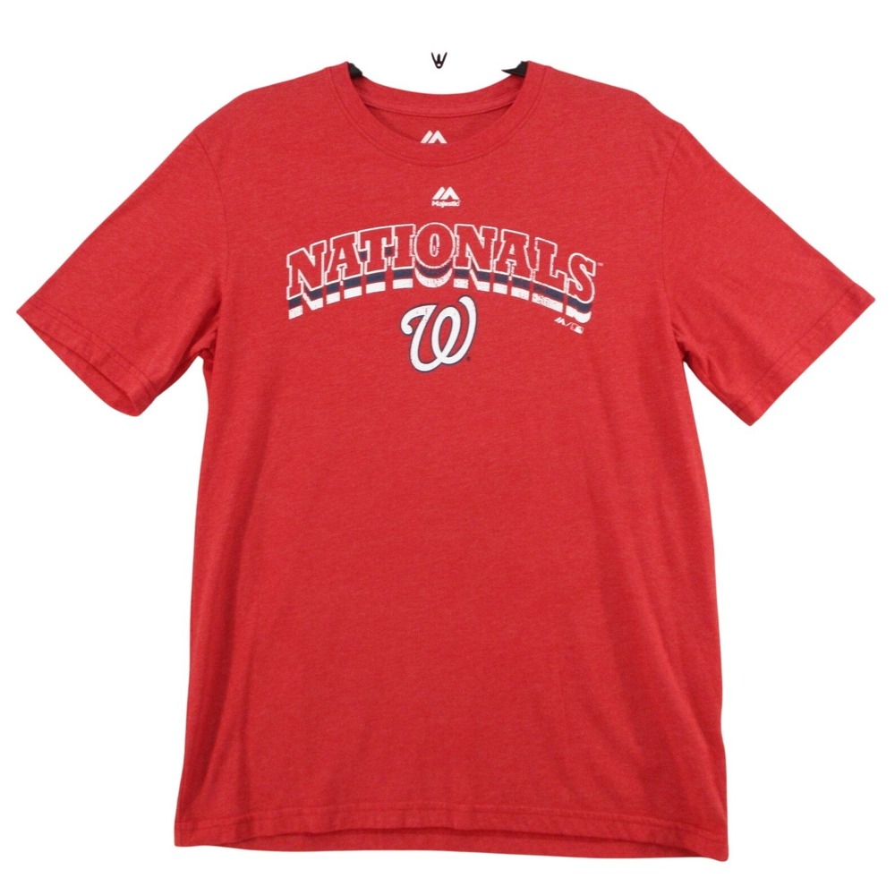 Majestic Washington Nationals MLB Red T-Shirt Mens Medium M1011457